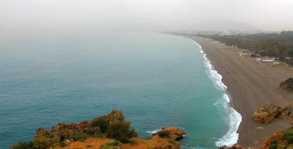 Long Beach in a Rainy Day Long Beach in a Rainy Day