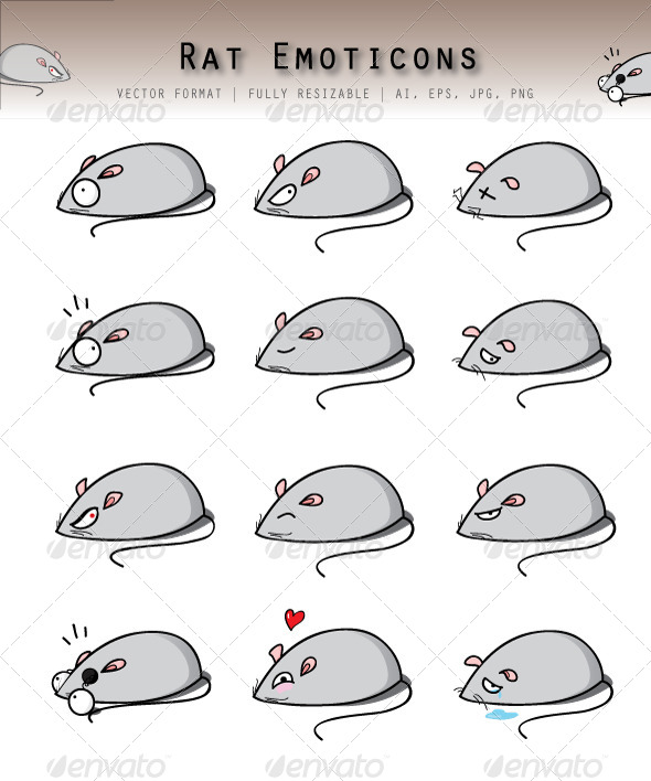 Rat Emoticons