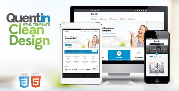 Quentin - Premium Multipurpose Responsive Template