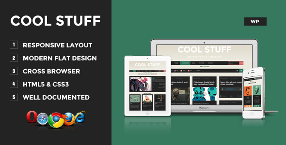 Cool Stuff - WordPress Responsive Blog/Magazine