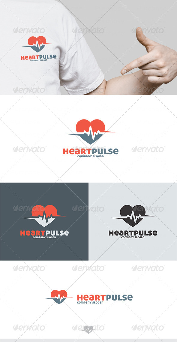 Heart Pulse Logo Heart Pulse Logo
