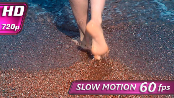 Female Legs in the Surf Female Legs in the Surf