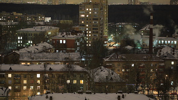 City Time Lapse at Night City Time Lapse at Night