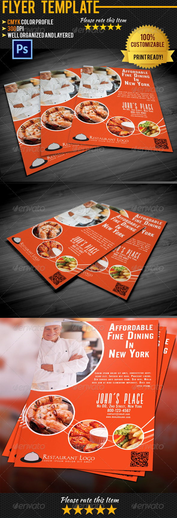 Restaurant Flyer Template 02