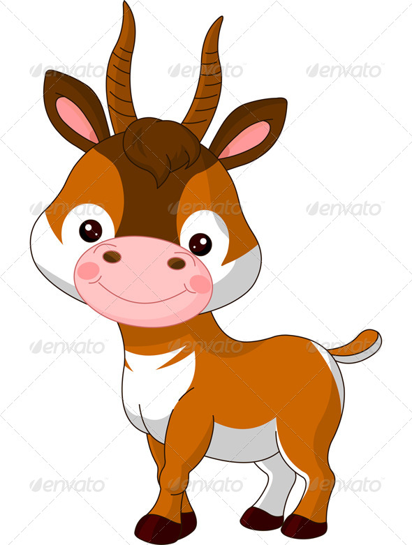 clipart gazelle cartoon - photo #23