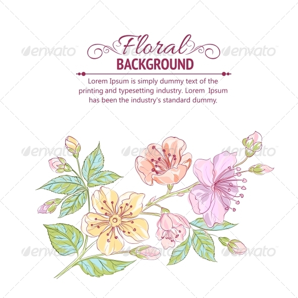 Abstract Flower Background Abstract Flower Background