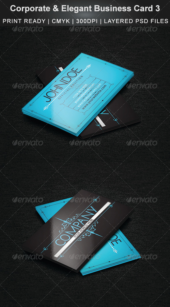 Corporate & Elegant Business Card 3 Corporate & Elegant Business Card 3