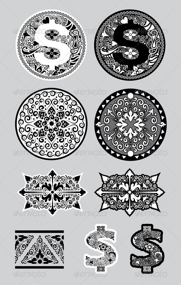 Swirl Ornaments 2 Swirl Ornaments 2