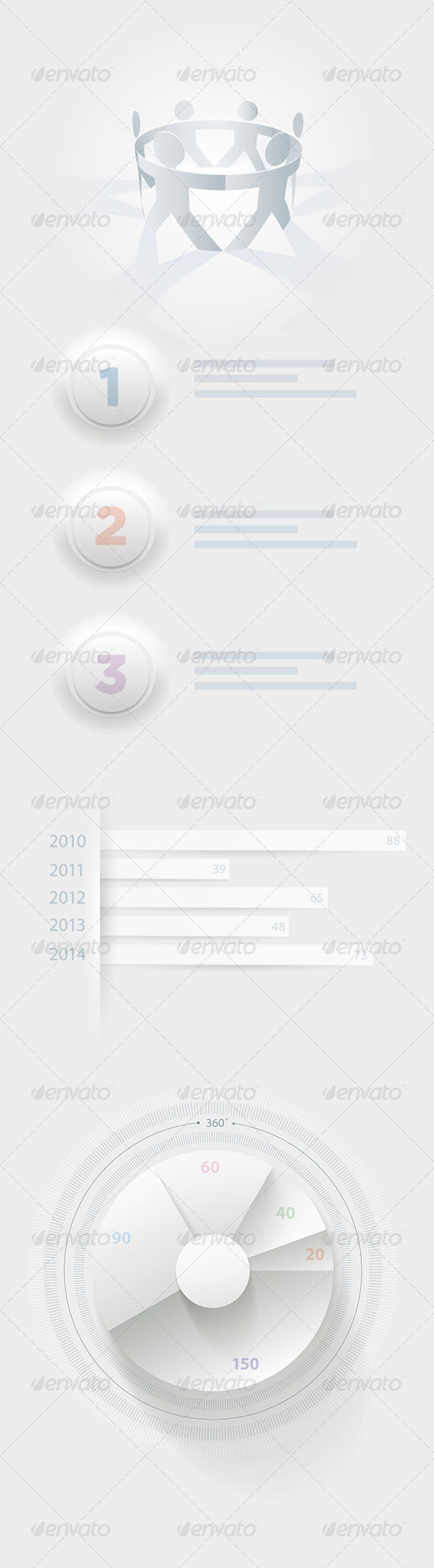 White Infographics Template White Infographics Template