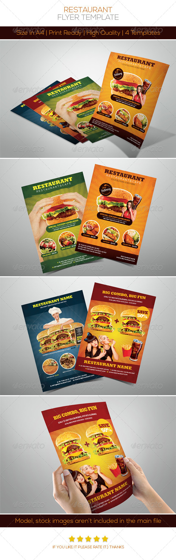 Premium Restaurant Flyers Premium Restaurant Flyers