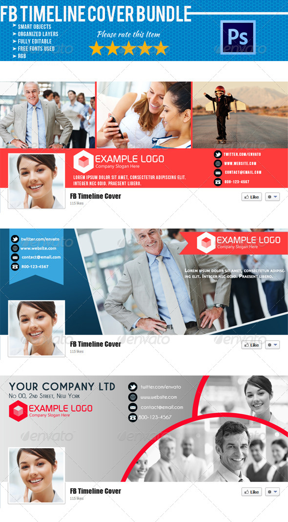 Corporate FB Timeline Cover Bundle 01 Corporate FB Timeline Cover Bundle 01