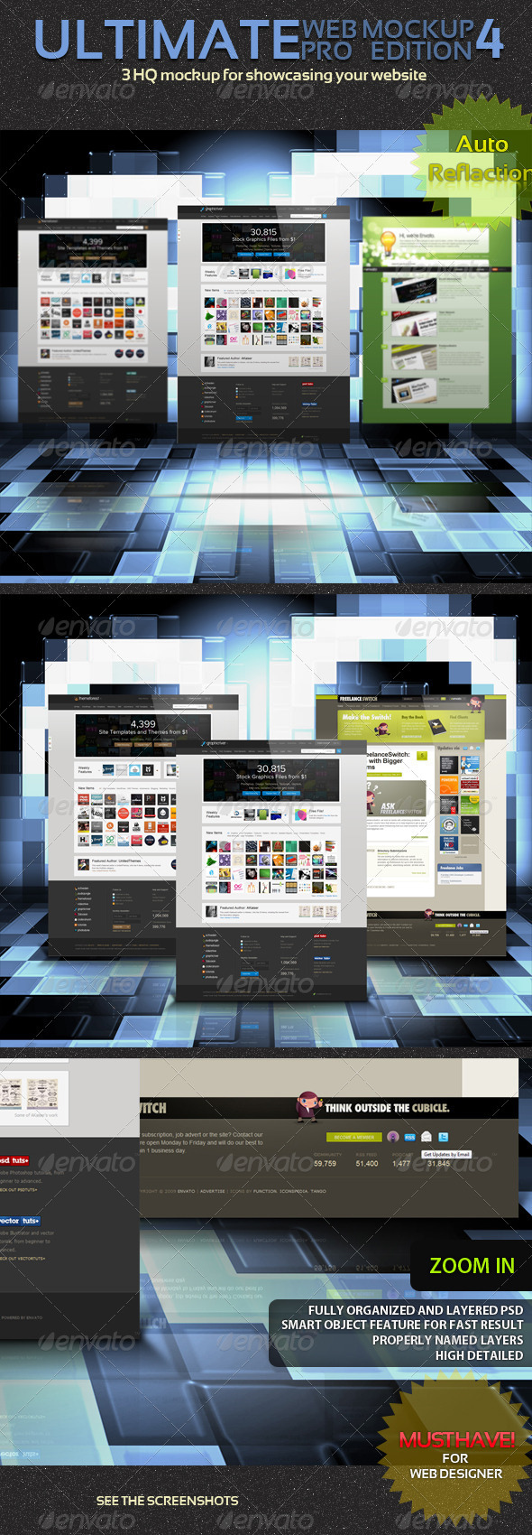 Ultimate Web Mockup Pack 4 Ultimate Web Mockup Pack 4