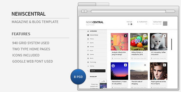 News Central - News Template