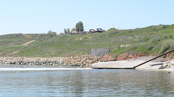 Sewage Pipe Polluting Sea Sewage Pipe Polluting Sea