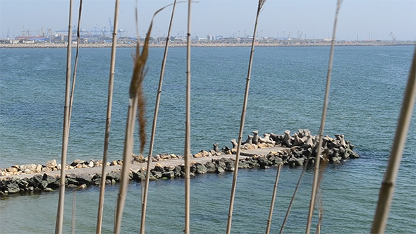 Stone Made Pier at Sea Stone Made Pier at Sea