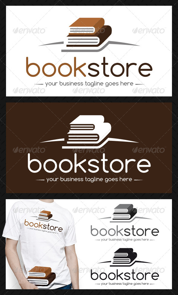 Book Store Logo Template
