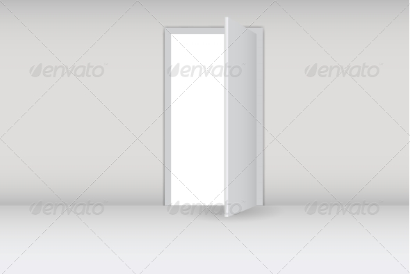 Open White Door Open White Door