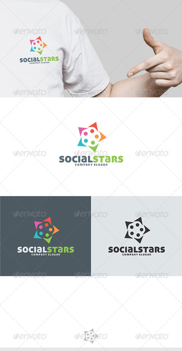 Social Stars Logo Social Stars Logo