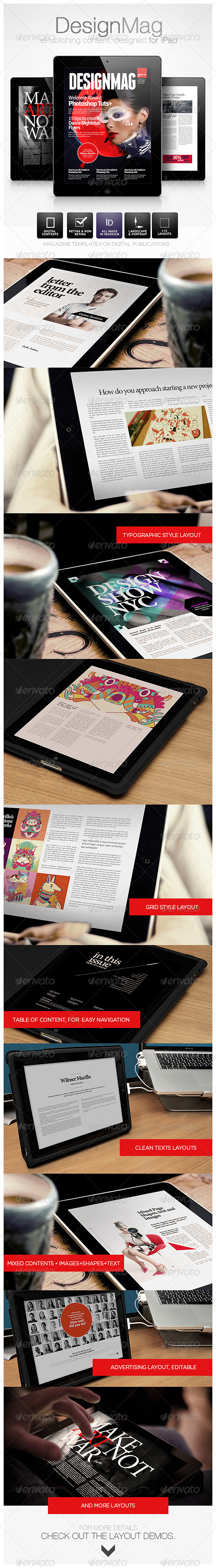 GraphicRiver DesignMag iPad Magazine 4682224 GraphicRiver DesignMag iPad Magazine 4682224