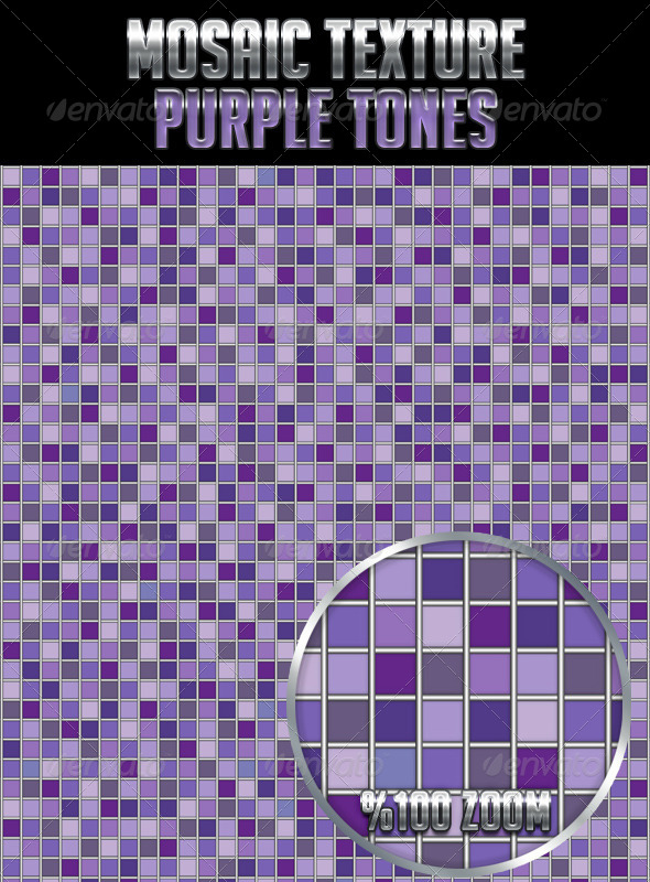 Mosaic Texture Purple Tones Mosaic Texture Purple Tones