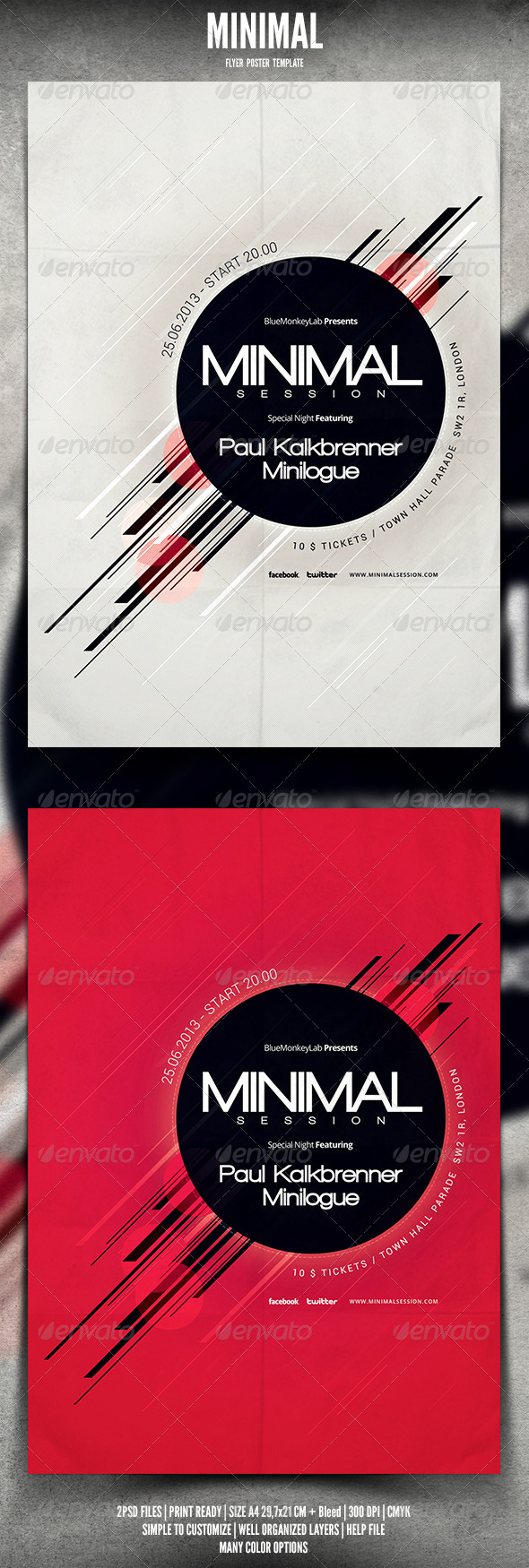 Minimal Flyer Poster Minimal Flyer Poster