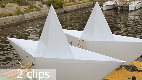 Large Boat Models on the River Large Boat Models on the River