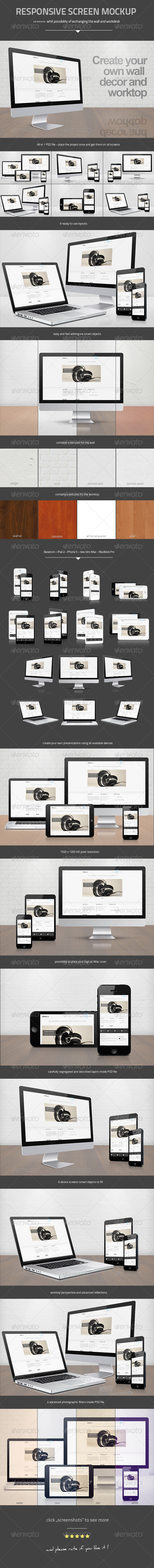 Responsive Screen Mock-up Responsive Screen Mock-up