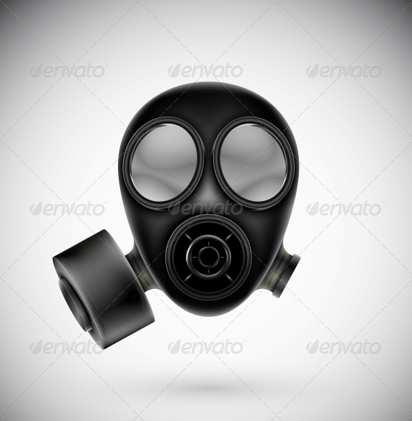 Isolated Gas Mask Isolated Gas Mask