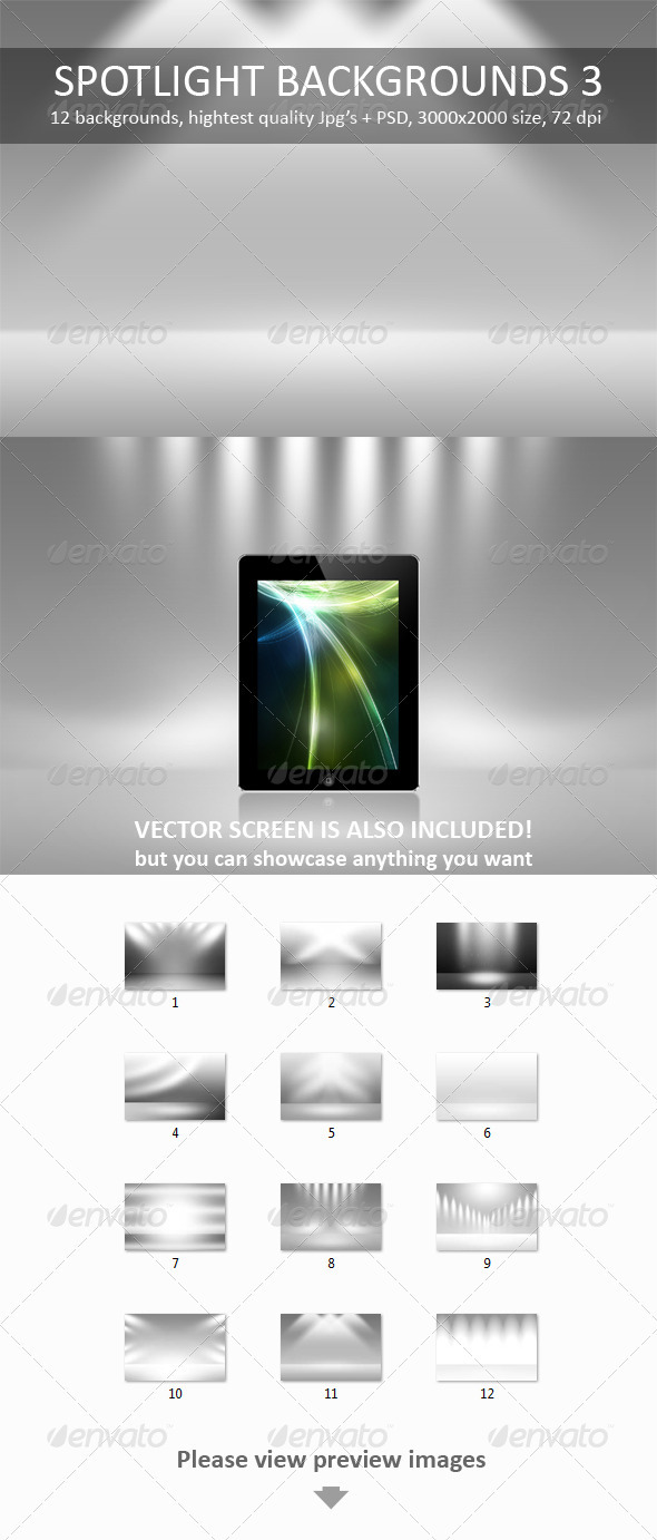 12 Spotlight Backgrounds Pack 3 12 Spotlight Backgrounds Pack 3