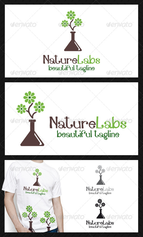Nature Labs Logo Template Nature Labs Logo Template
