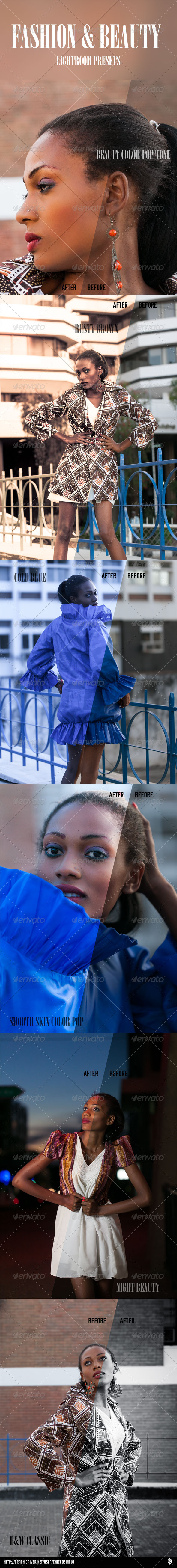 Fashion And Beaty Presets - Lightroom Presets Add-ons