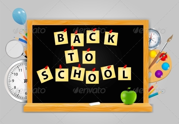 Back to School Vector Background Back to School Vector Background