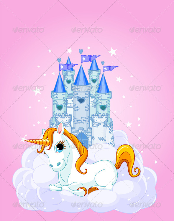 Sky Castle and Unicorn