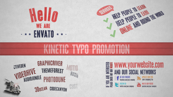 Kinetic Typo Promotion Kinetic Typo Promotion