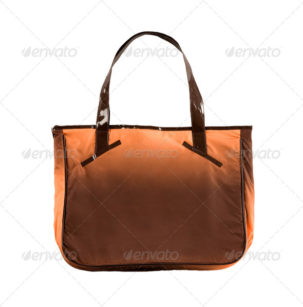 Tie dye orange handbag