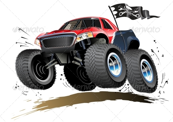 Cartoon Monster Buggy