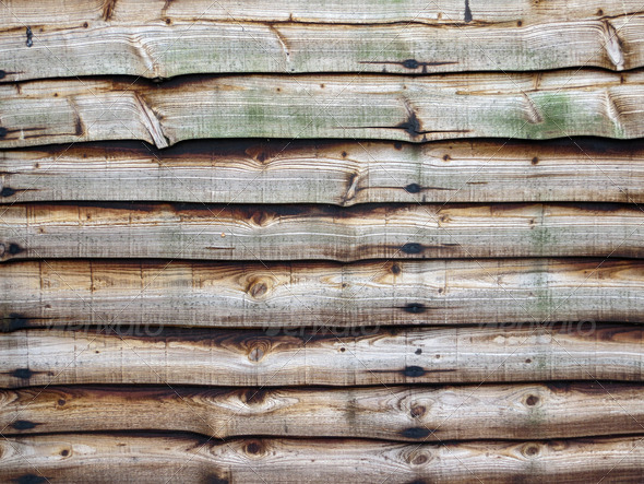 Wooded fence panel