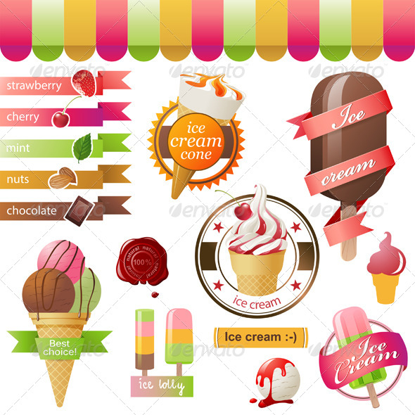 Ice Cream Emblems