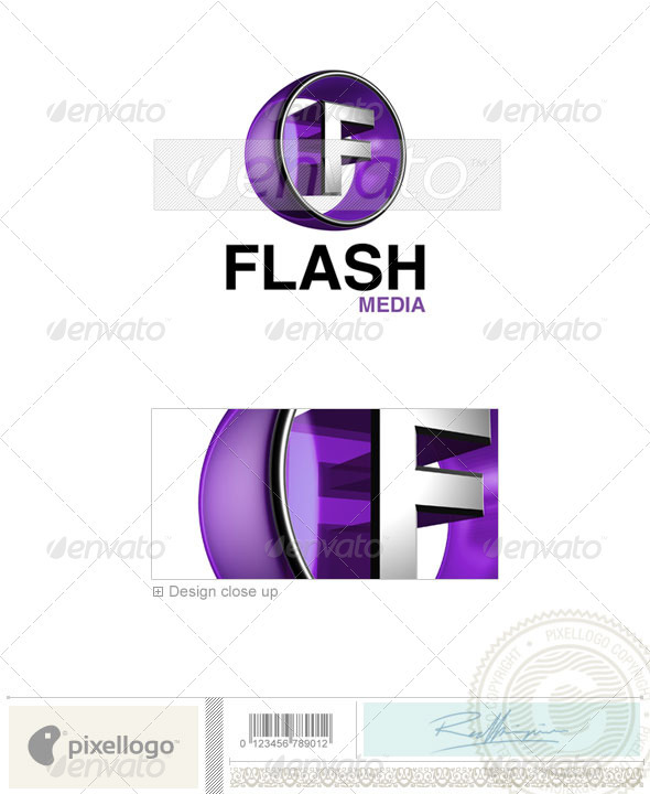 F Logo 3D-438-F F Logo 3D-438-F