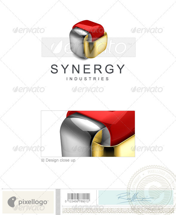 Technology Logo - 3D-374