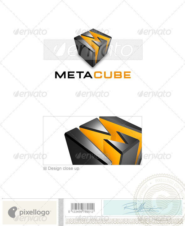 Technology Logo - 3D-339