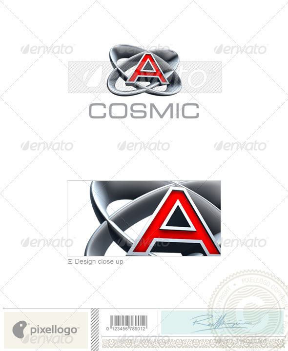 A Logo 3D-348-A A Logo 3D-348-A