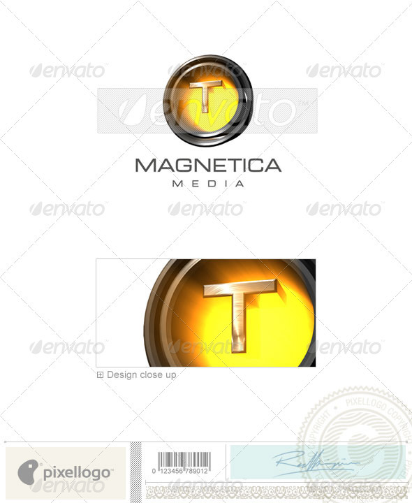 T Logo - 3D-238-T - Letters Logo Templates