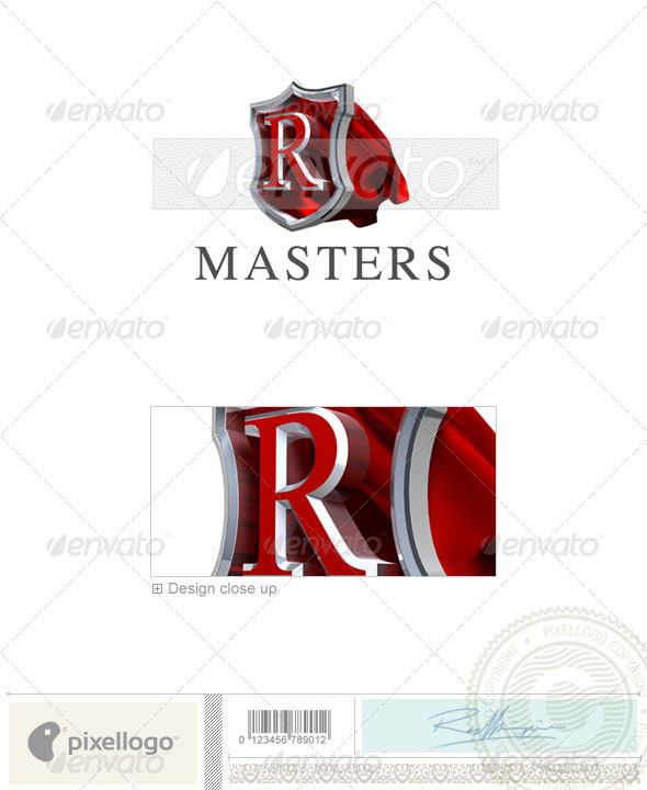 R Logo 3D-259-R R Logo 3D-259-R