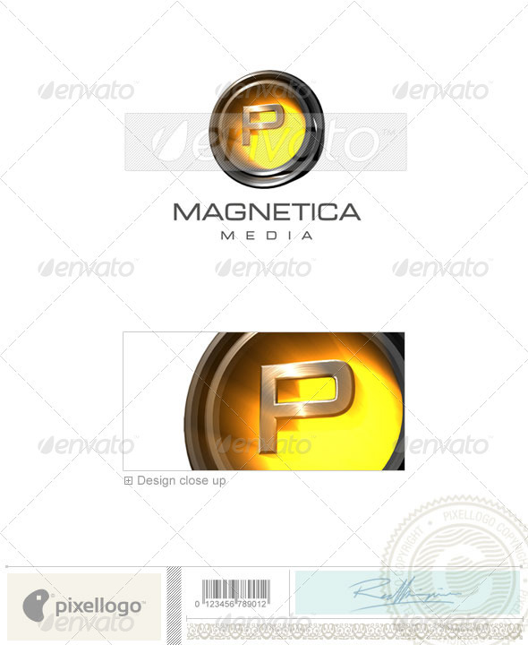 P Logo 3D-238-P P Logo 3D-238-P