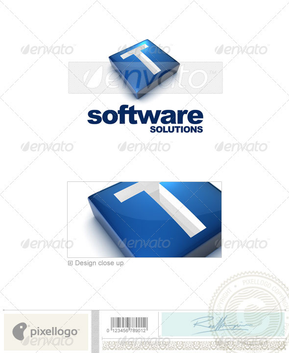T Logo 3D-644-T T Logo 3D-644-T