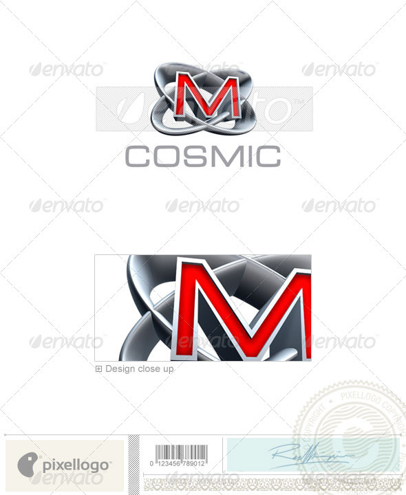 M Logo 3D-348-M M Logo 3D-348-M
