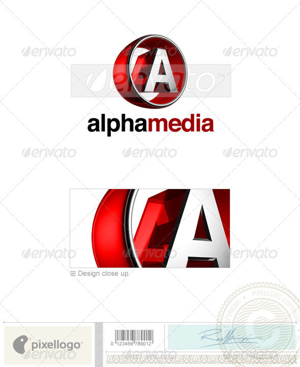A Logo 3D-438-A A Logo 3D-438-A