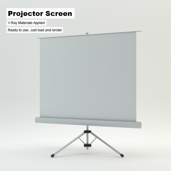 Projector Screen - 3DOcean Item for Sale