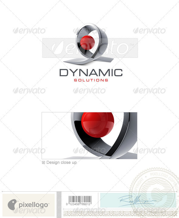 Technology Logo - 3D-464